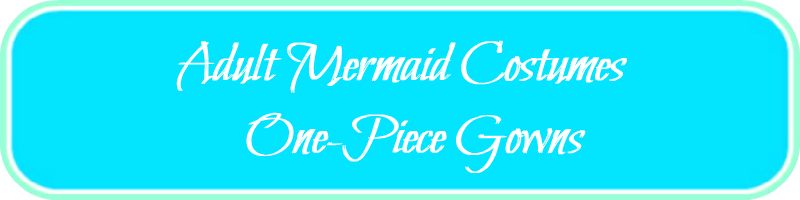 Adult Mermaid Costumes One-Piece Gowns