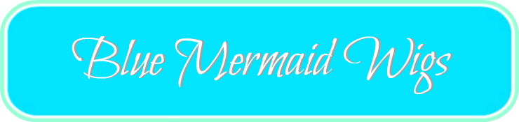 Blue Mermaid Costume Wigs Title Banner