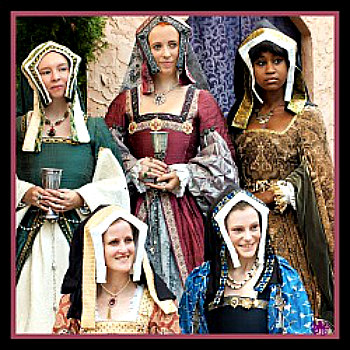 Adult Women's Renaissance Royal Court Gowns