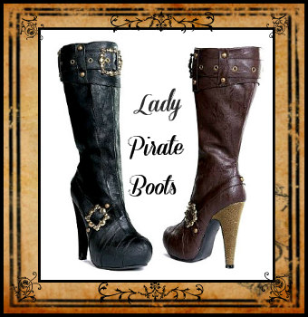 Lady Pirate Boots