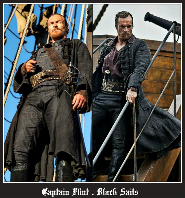 Captain Flint of STARZ Black Sails