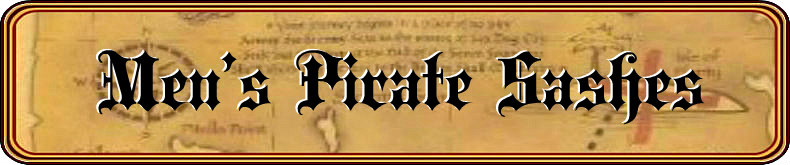 Men's Pirate Sash Accessory