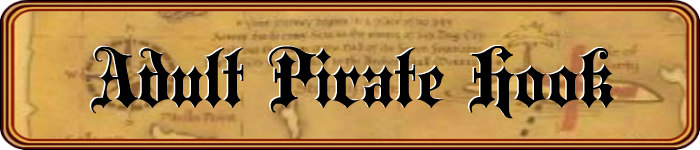 Men's Pirate Hook Title Banner