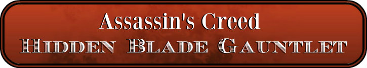 Deluxe Adult Costumes - Men's Assassin's Creed hidden blade gauntlets.