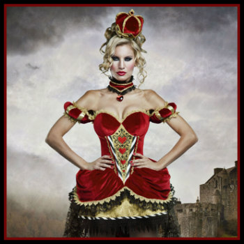 Red Queen Costume Accessories  Deluxe Theatrical Quality Adult Costumes