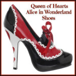 Queen of Hearts Alice in Wonderland Shoes - DeluxeAdultCostumes.com