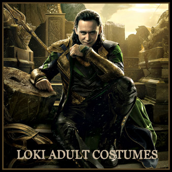 Loki Adult Men's Costumes - DeluxeAdultCostumes.com