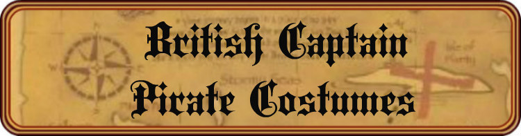 British Captain Pirate Costumes Title Banner