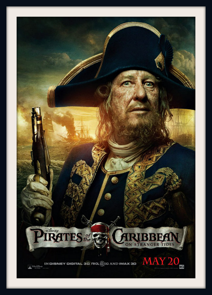 Captain Hector Barbossa Pirates of the Caribbean On Stranger Tides