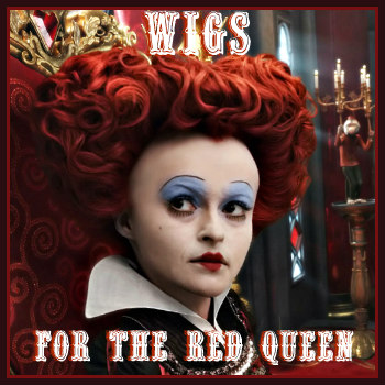 Tim Burton's Alice Through the Looking Glass Movie Red Queen Wigs