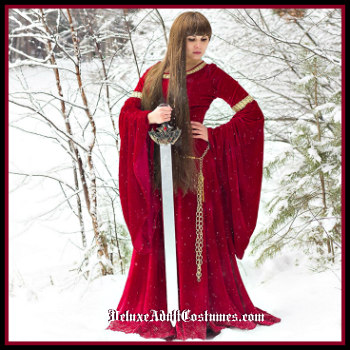 Women's Medieval Period Costume Dresses and Gowns