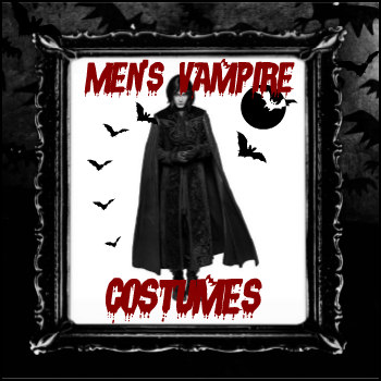 Deluxe Black Vampire Wig Mens Fancy Dress Dracula Halloween Cotume Accessory 