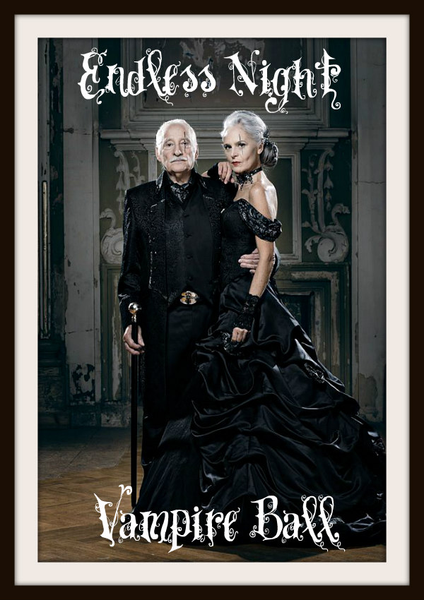 Vampire Couple Costume Idea Formal Black Evening Dress